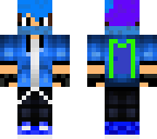kieran with blue and purple hair
