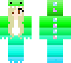my friend as a dinosaur