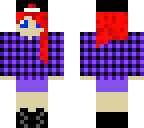 purple combat girl