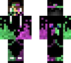 purple green boy