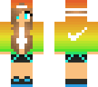 rainbow nike girl