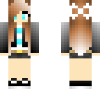 anime girl light blue version