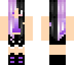 black and purple
