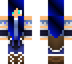 blue adventure girl