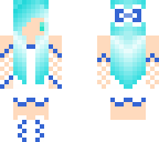 blue dress