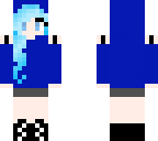 blue hoodie
