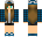 blue plaid girl edit