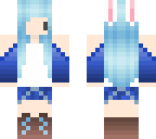 bunny girl and my skin outfit