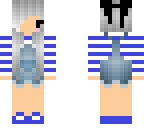 chibi overalls