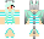 dragon girl with shirt and skirt