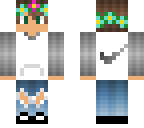 flower crown boy
