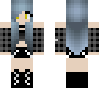 goth girl plaid