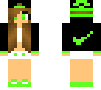 green nike girl