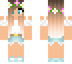 pink and white flower head band girl