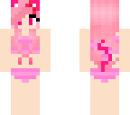 pink beach girl