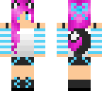 pink haired girl