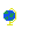 pixel art globe