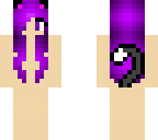 purple hair cat skin base