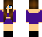 purple wolf girl