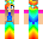 rainbow girl