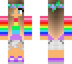 rainbow girl with headband