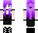 random purple girl