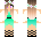 teal dress overlay with teal bathing suit body