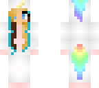 unicorn girl with colourful hair