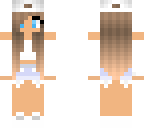 white shirt chick