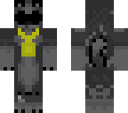 wolf with chains and sun glasses