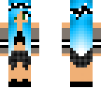 blue cool girl