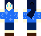 blue girl