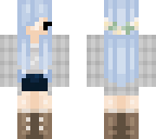blue girl