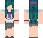 blue-hair chibi uniform