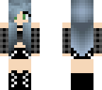 blue haired girl