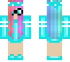 blue nerd girl