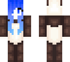 blue panda girl
