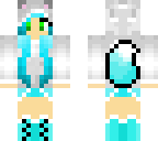 blue wolf girl