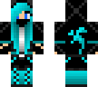 cool blue girl