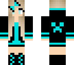 cute blue girl