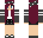 girl with burgundy hair
