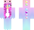 pink haired dino girl
