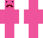 pink mustache man