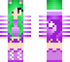 purple cat girl
