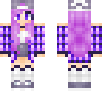 purple fixed hair