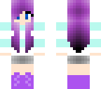 purple hair girl -reupload-