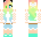 raimbow cute girl