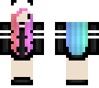 rainbow chibi panda
