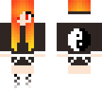 yin and yang fire girl