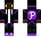 black and purple